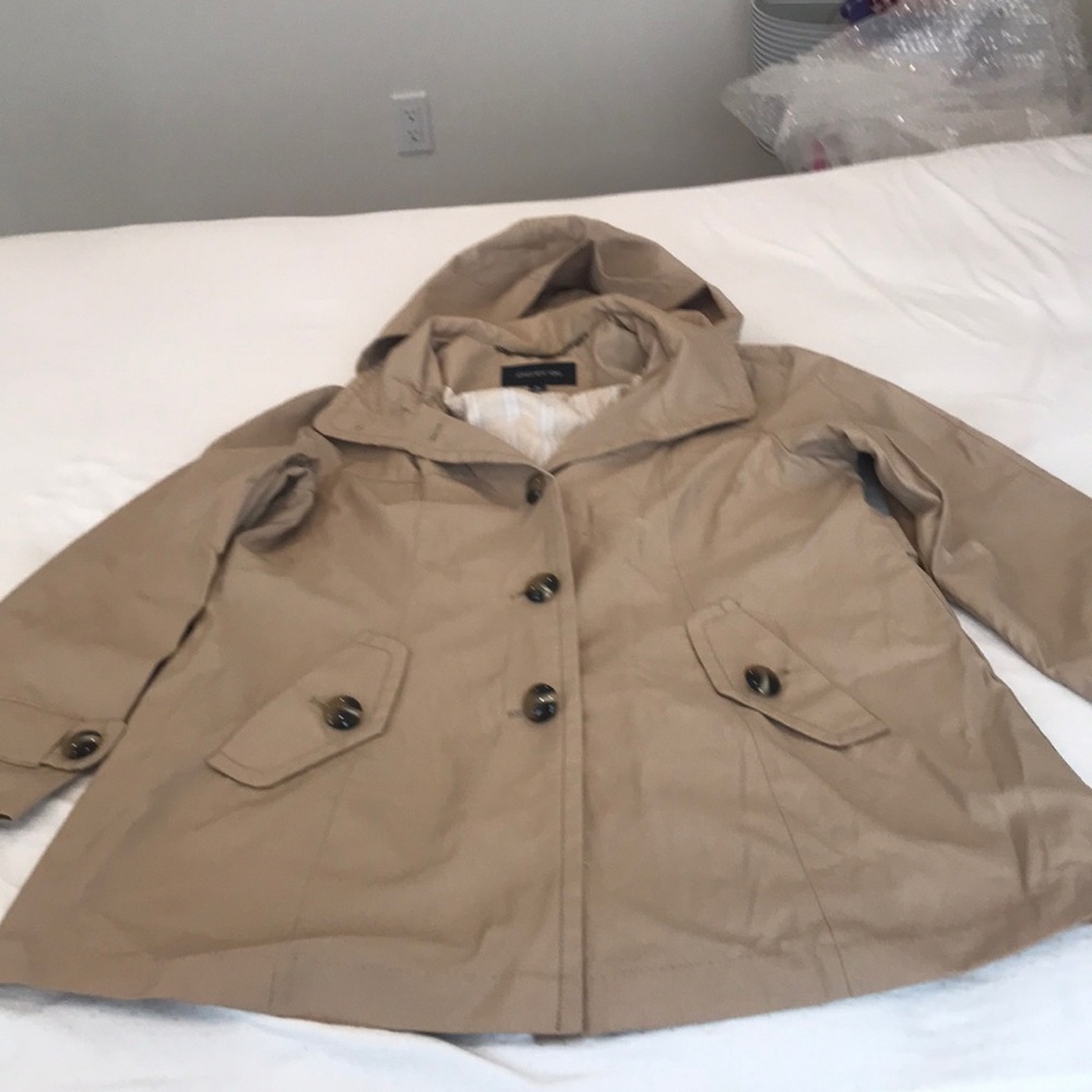 Jones New York jacket with hood